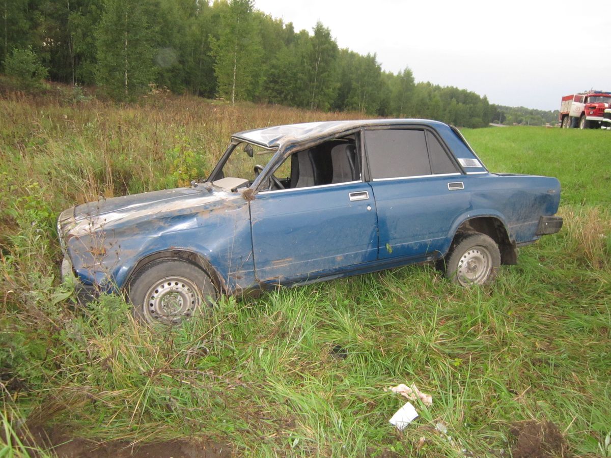 синий ваз в кювете