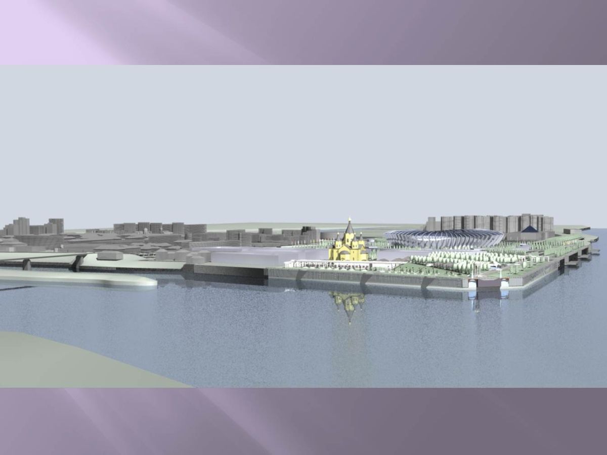 стадион на стрелке проект