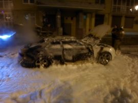 пожар авто-Бор