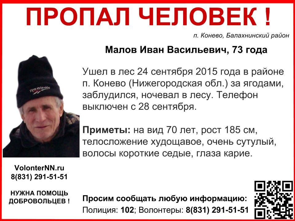 малов пропал