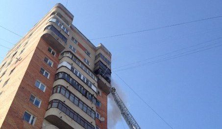 Пожар. Балкон