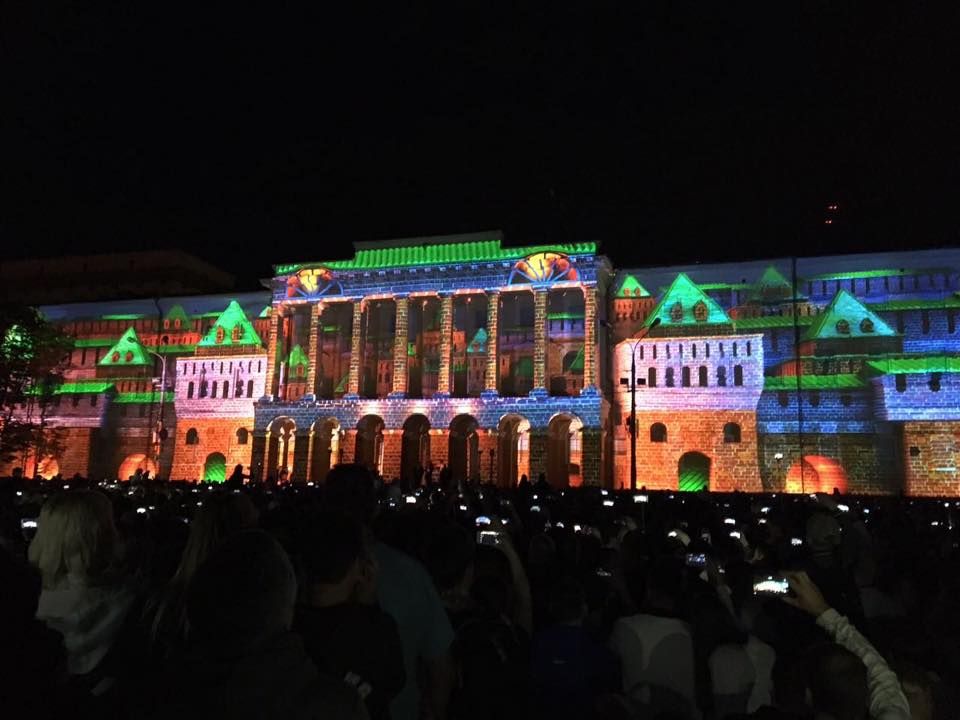 13 3дмапинг день города 2017