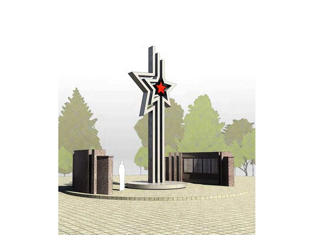 Аллея героев рисунок