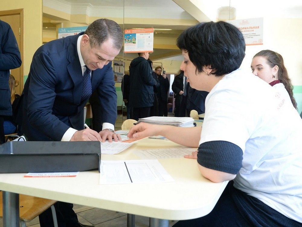 бабич голосует 18.03.18