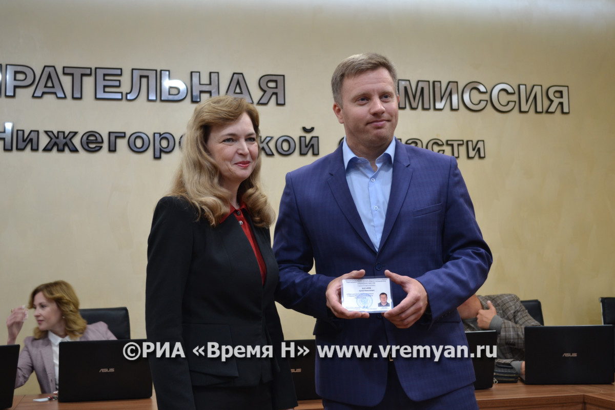Артем Баранов получит удостоверение депутата нижегородского Заксобрания 27 сентября
