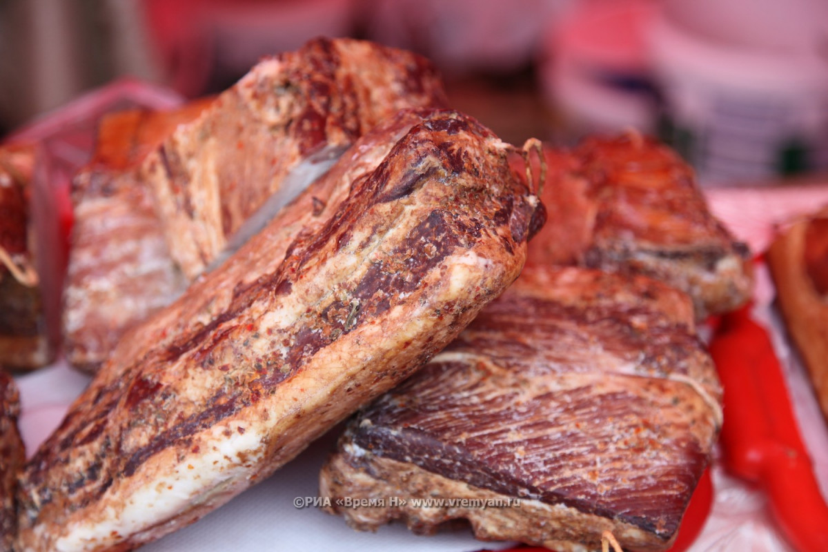 Свыше 600 кг мясной продукции сняли с реализации в Нижегородской области в 2018 году