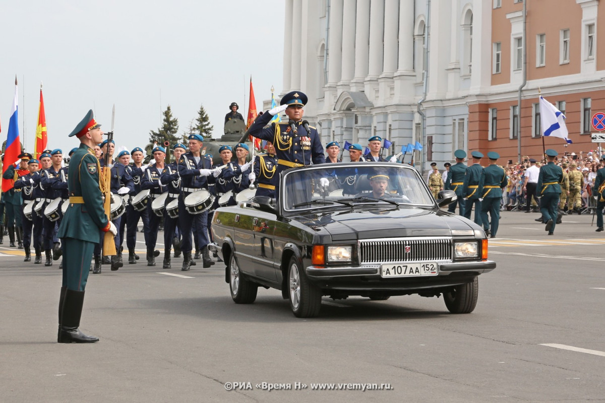 Парад Победы состоялся в Нижнем Новгороде