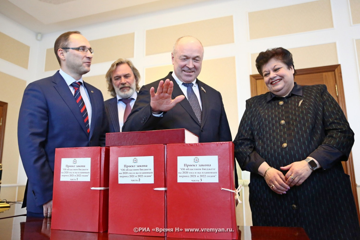 Бюджет региона на 2020 год внесли в Законодательное собрание
