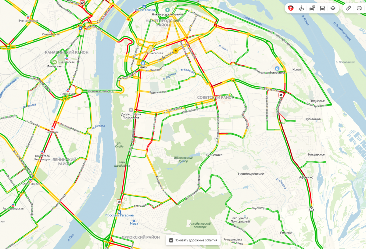 Пробки нижний новгород сегодня. Пробки Нижний Новгород пр Гагарина. Нижний Новгород пробки на проспекте Гагарина. Пробки Нижний сейчас. Карта Нижнего Новгорода пробки.