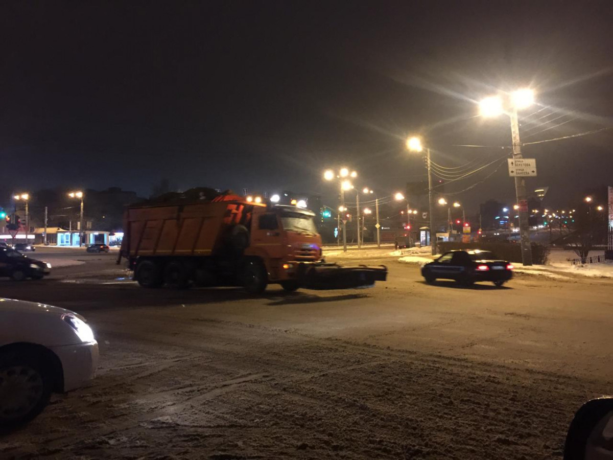 Уборка снега в Советском районе переведена на усиленный режим