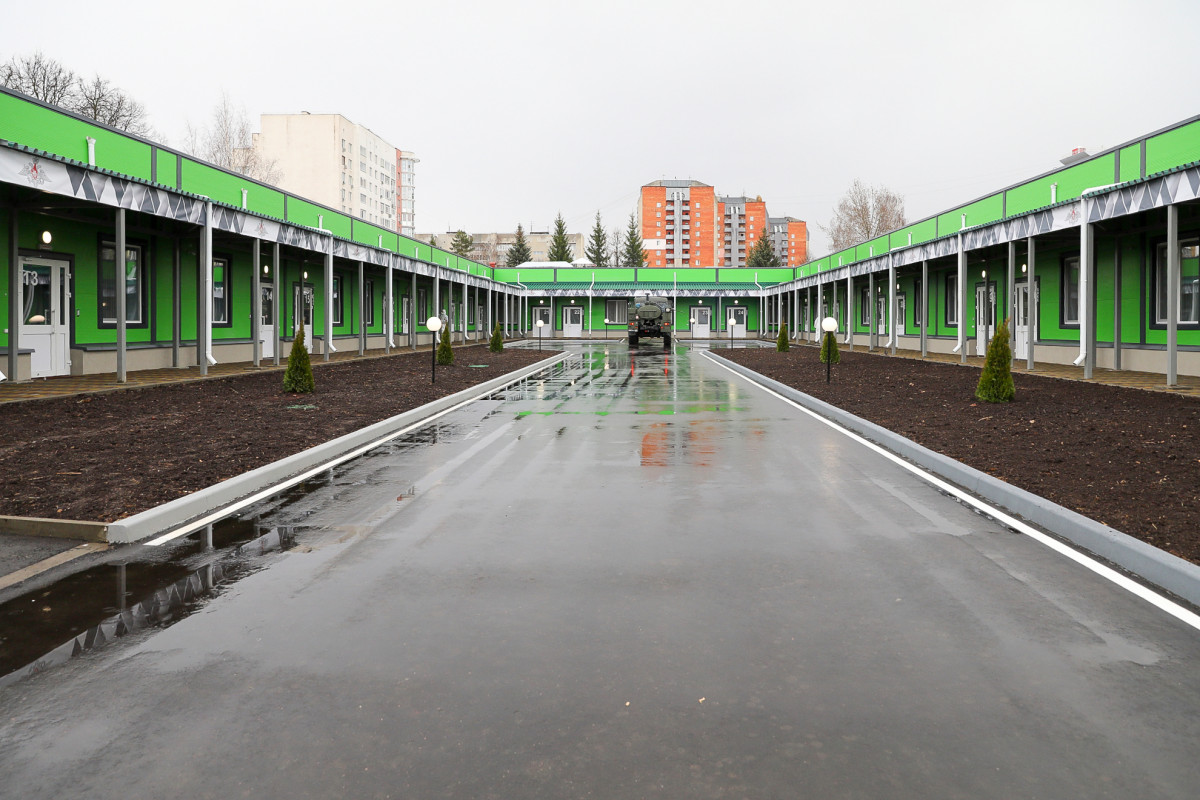 Нижегородский госпиталь, построенный за 28 дней, поставлен на кадастровый учет
