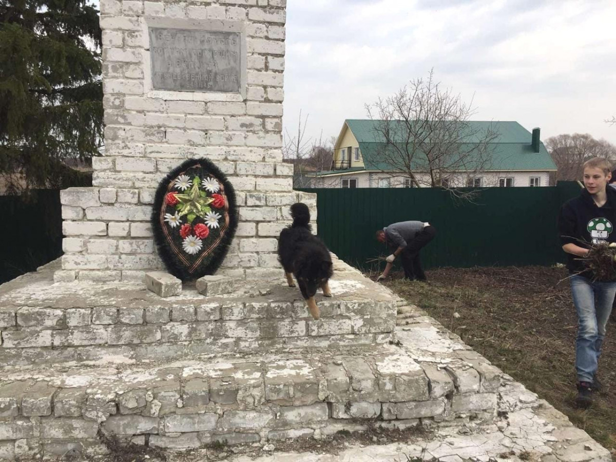 Памятник в деревне Нуча отремонтировали к юбилею Победы