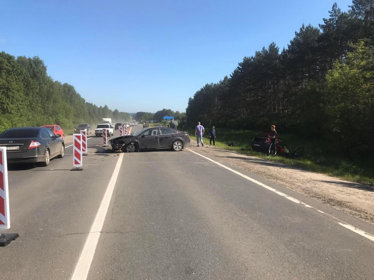 Массовая авария с пострадавшими произошла под Нижним Новгородом