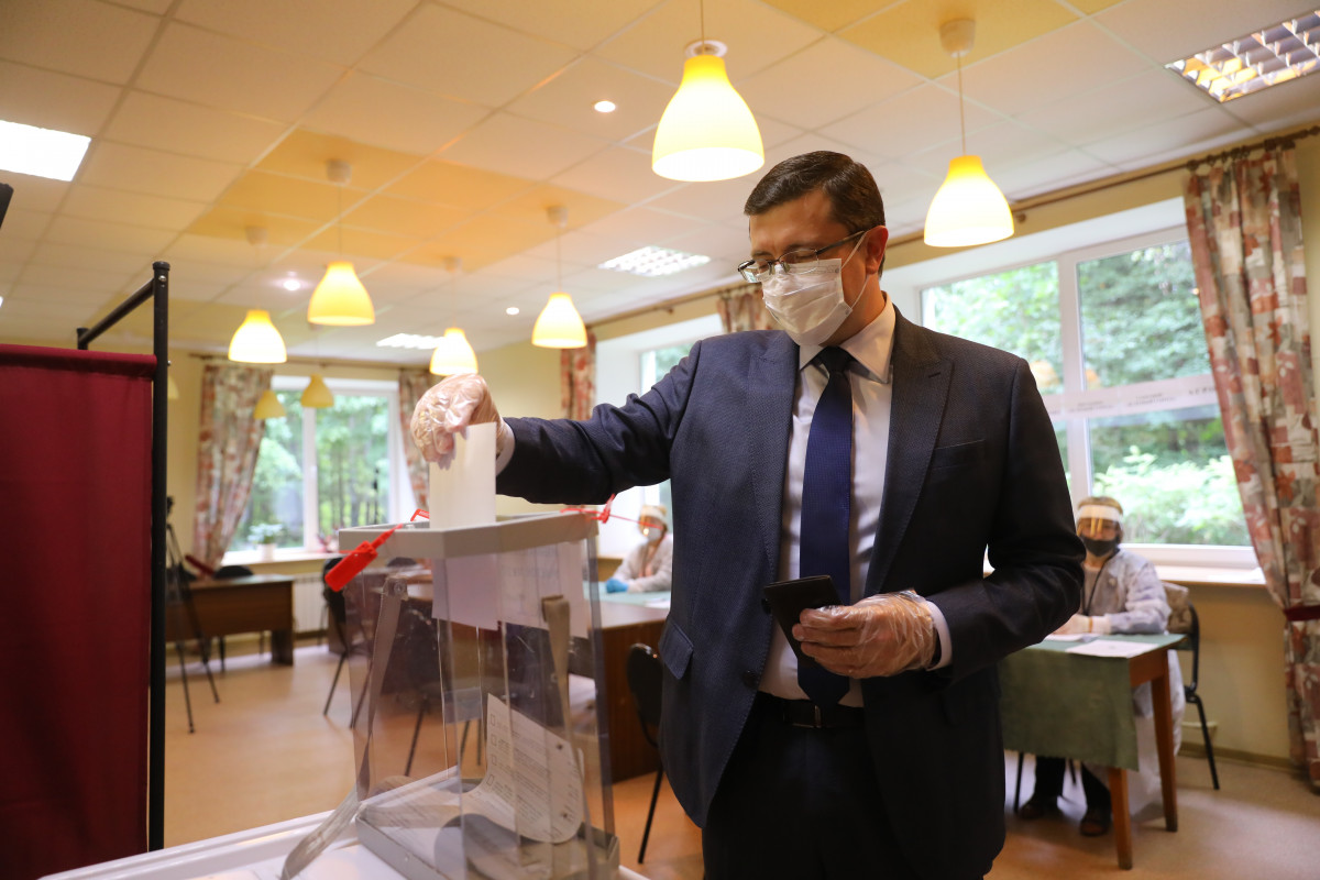 Никитин проголосовал на выборах депутатов Думы Нижнего Новгорода