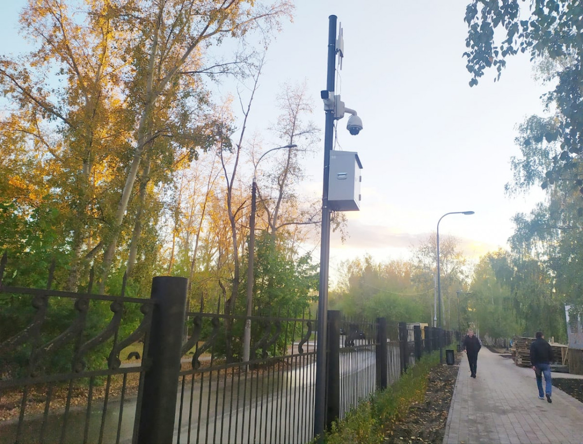 В Светлоярском парке установили систему видеонаблюдения