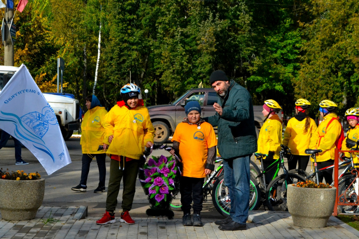 Велоэкспедиция, посвящённая памяти Александра Невского, финишировала в Городце
