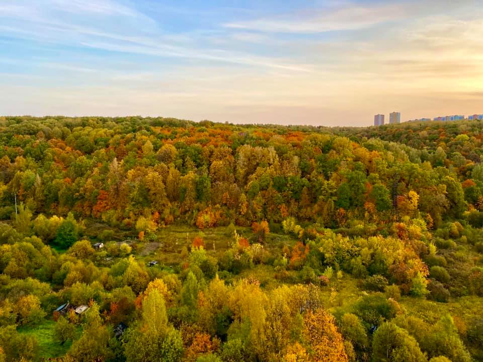 Нижегородец сфотографировал Щелоковский хутор во время полета на воздушном шаре