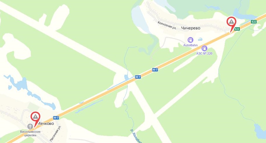 Чичерево нижегородская область карта