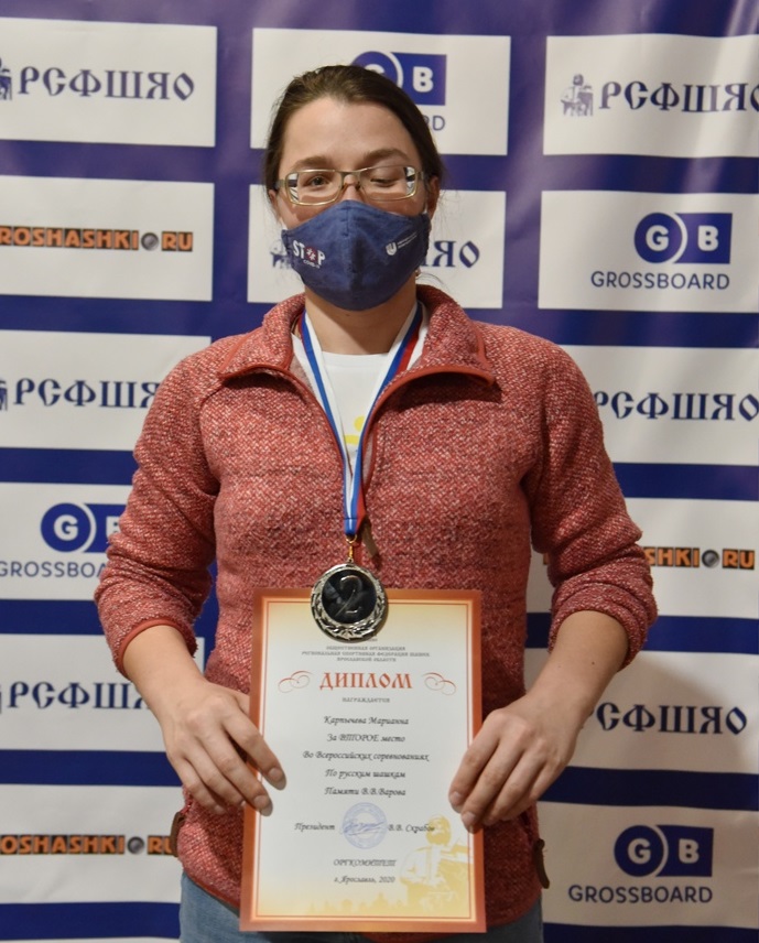 Нижегородка стала медалисткой на всероссийских соревнованиях по шашкам
