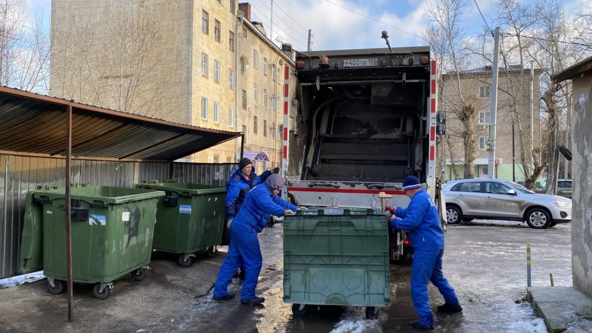 Во время новогодних праздников в Дзержинске будет усилена работа по вывозу мусора
