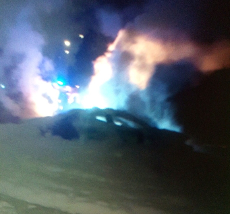 Автомобиль «Рено» подожгли в Дзержинске