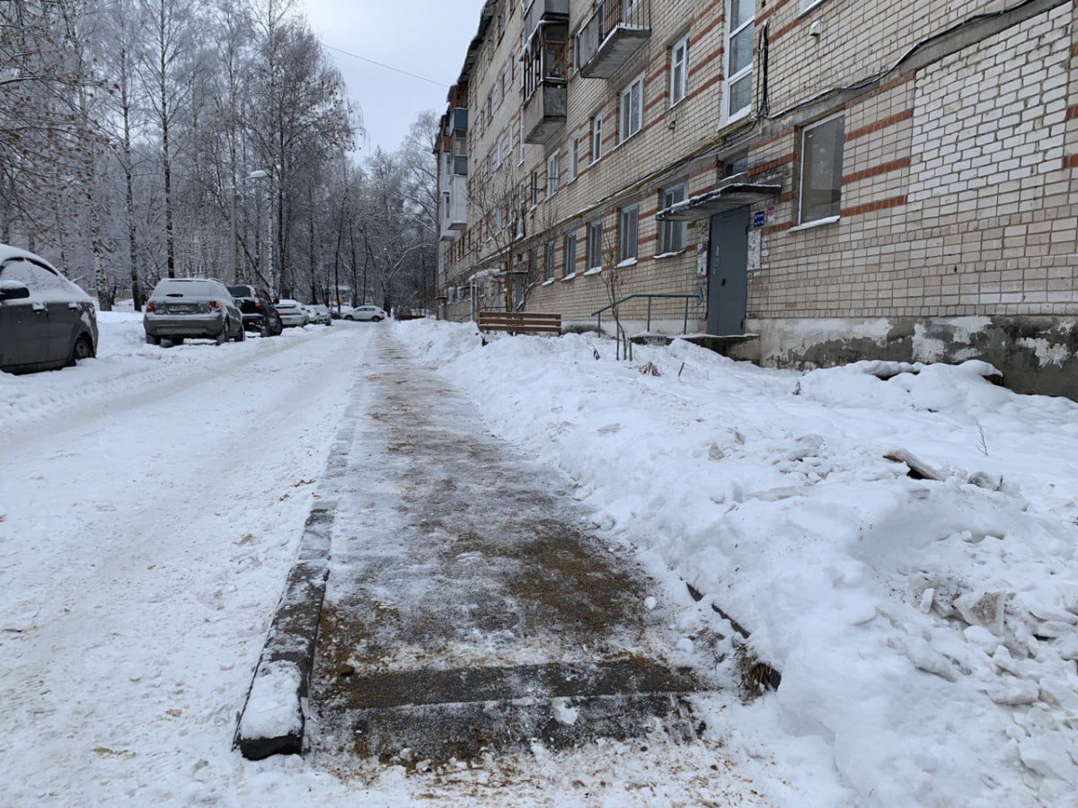 В Кстове проверили качество уборки дорог от снега после сообщений жителей в соцсетях