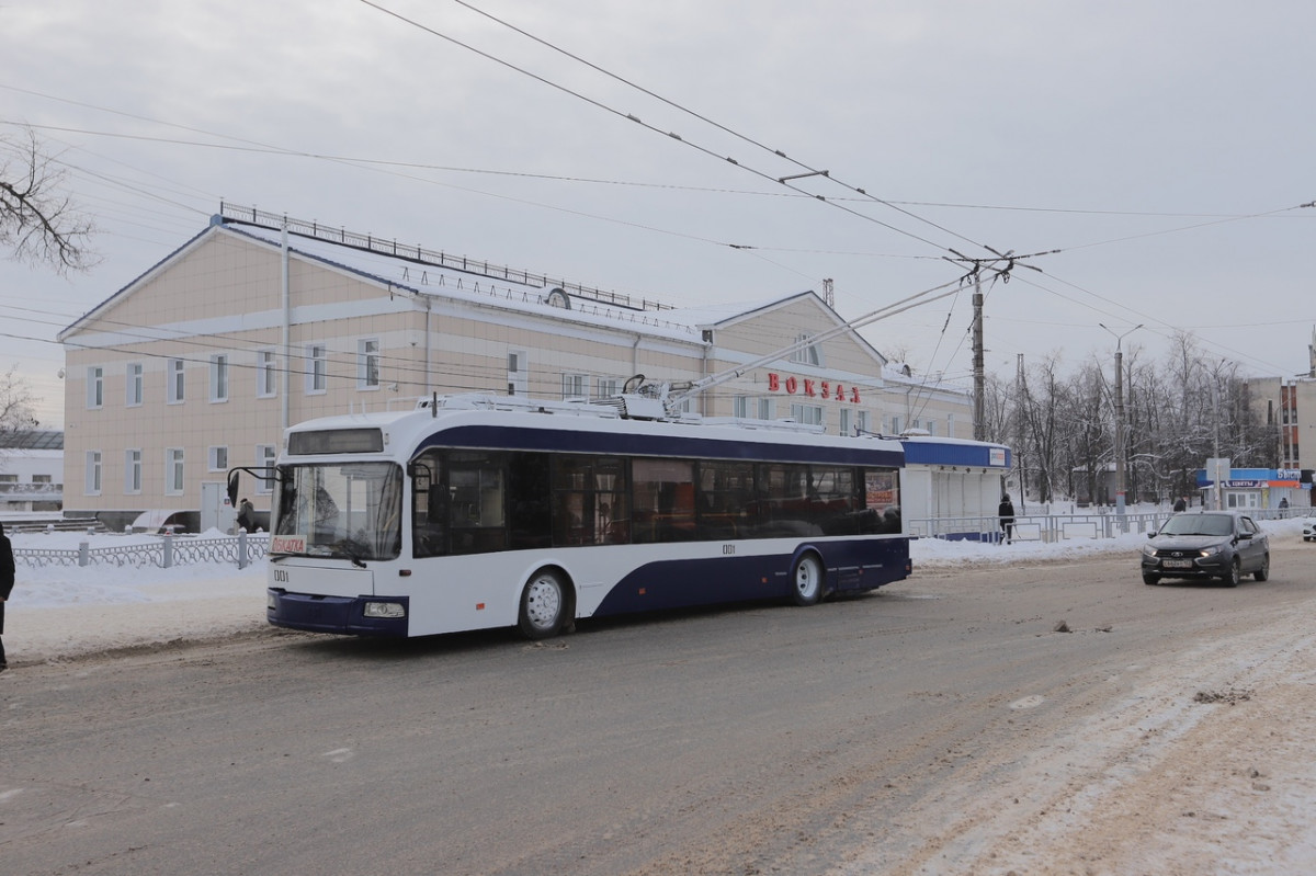 В Дзержинске проведена обкатка первого из прибывших троллейбусов