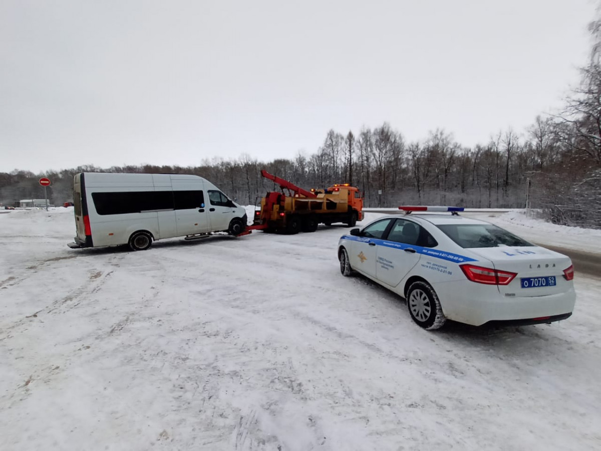 Автобус нелегального перевозчика арестован на маршруте Нижний Новгород — Богородск