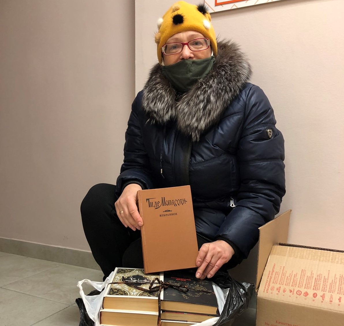 Жители Сормовского района собрали 620 книг для сгоревней библиотеки в селе Макарий