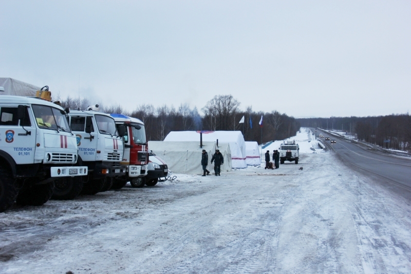 МЧС развернуло мобильные городки в Нижегородской области