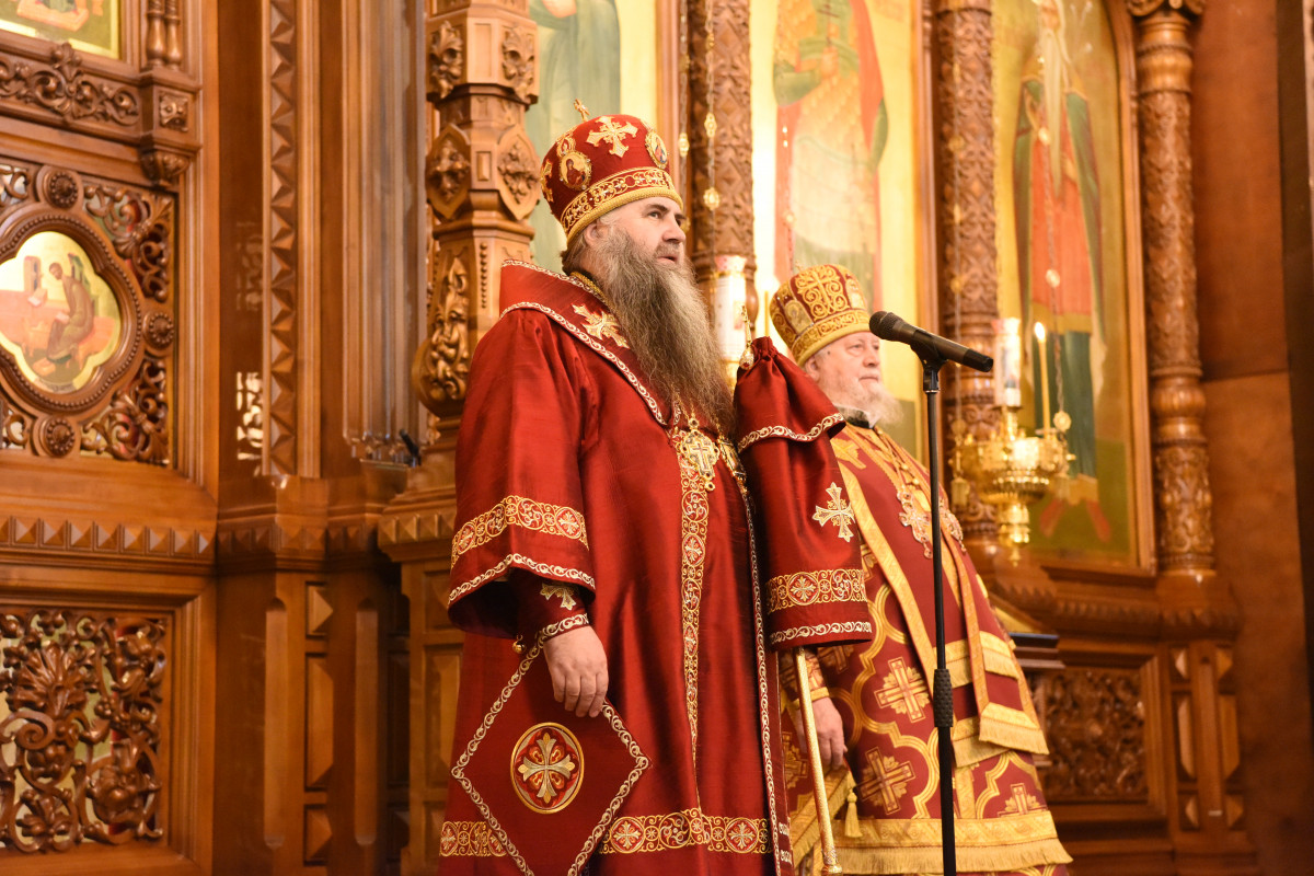 Икону святителя Симона встретили в Кафедральном соборе Александра Невского