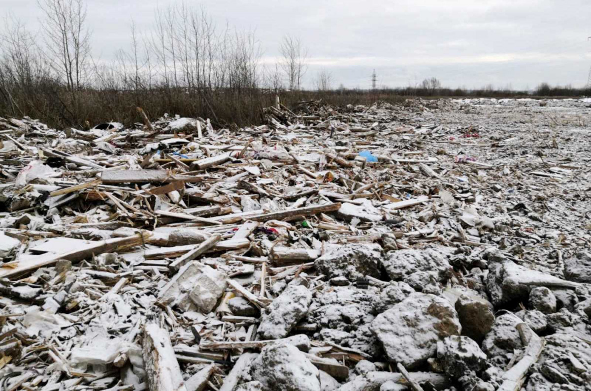 Новую свалку обнаружили около Шуваловского канала в Нижнем Новгороде