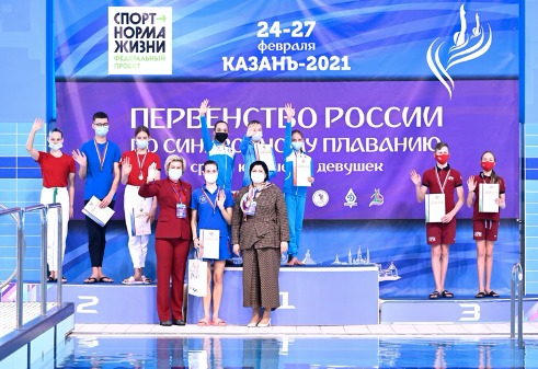 Нижегородские синхронисты завоевали серебряную медаль на Первенстве России в Казани