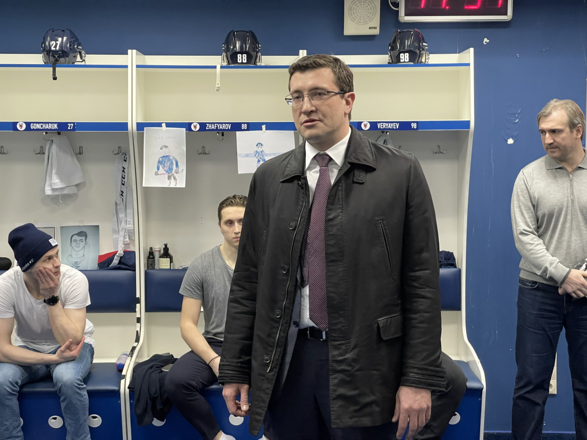 Глеб Никитин встретился с игроками и руководством ХК «Торпедо»