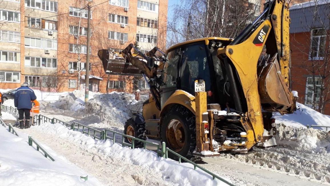 Комплексную очистку от снега проведут в Верхних Печерах 13 и 14 марта