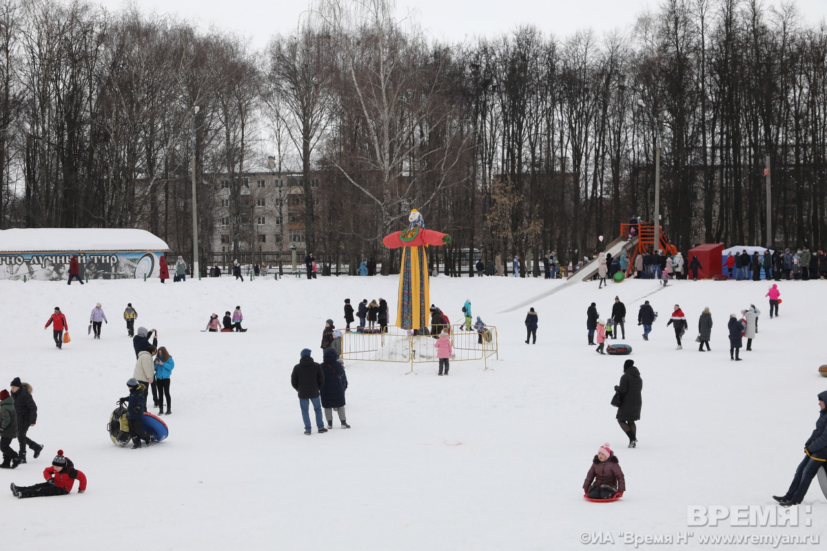 Масленица в автозаводском парке нижний новгород