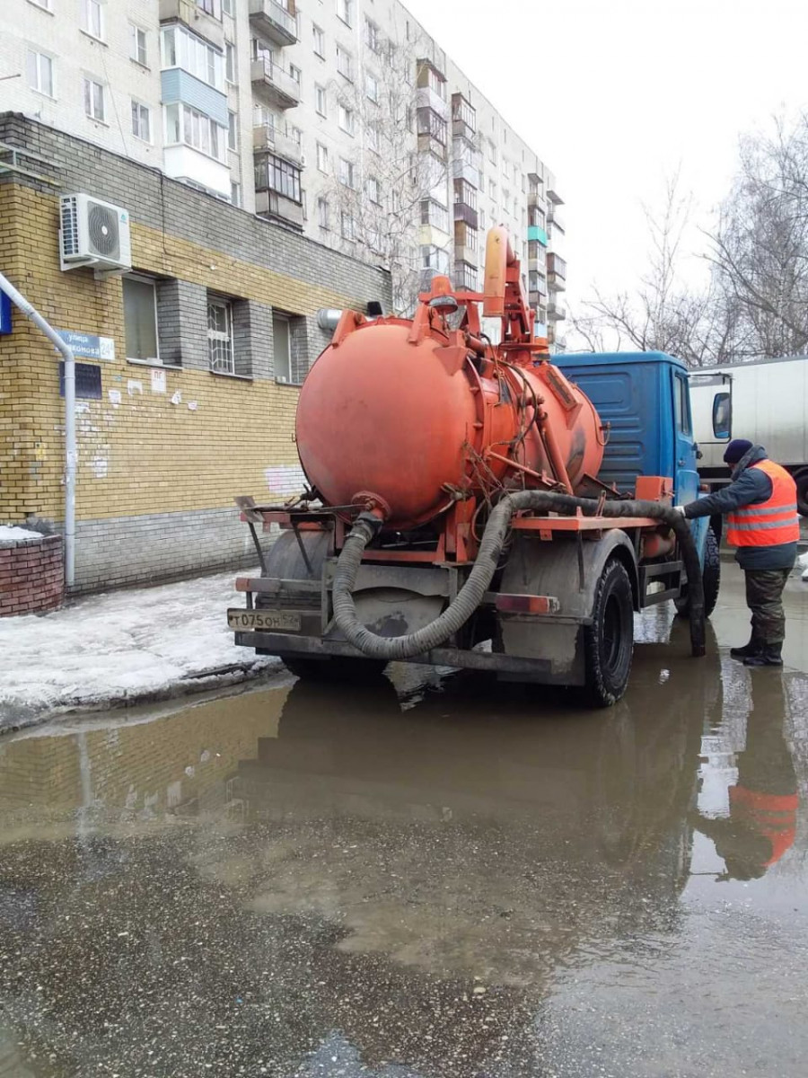 Талые воды откачивают сегодня в Автозаводском районе