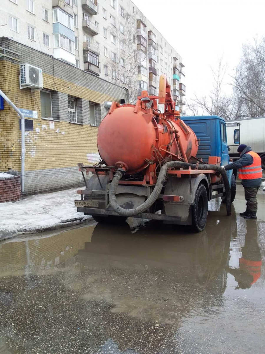 Талые воды откачивают сегодня в Автозаводском районе