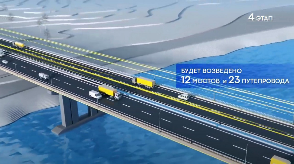 12 мостов появятся на четвертом этапе строительства трассы М-12 Москва-Казань