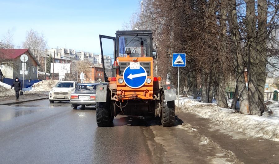 Коммунальщики Приокского района ускорят очистку тротуаров
