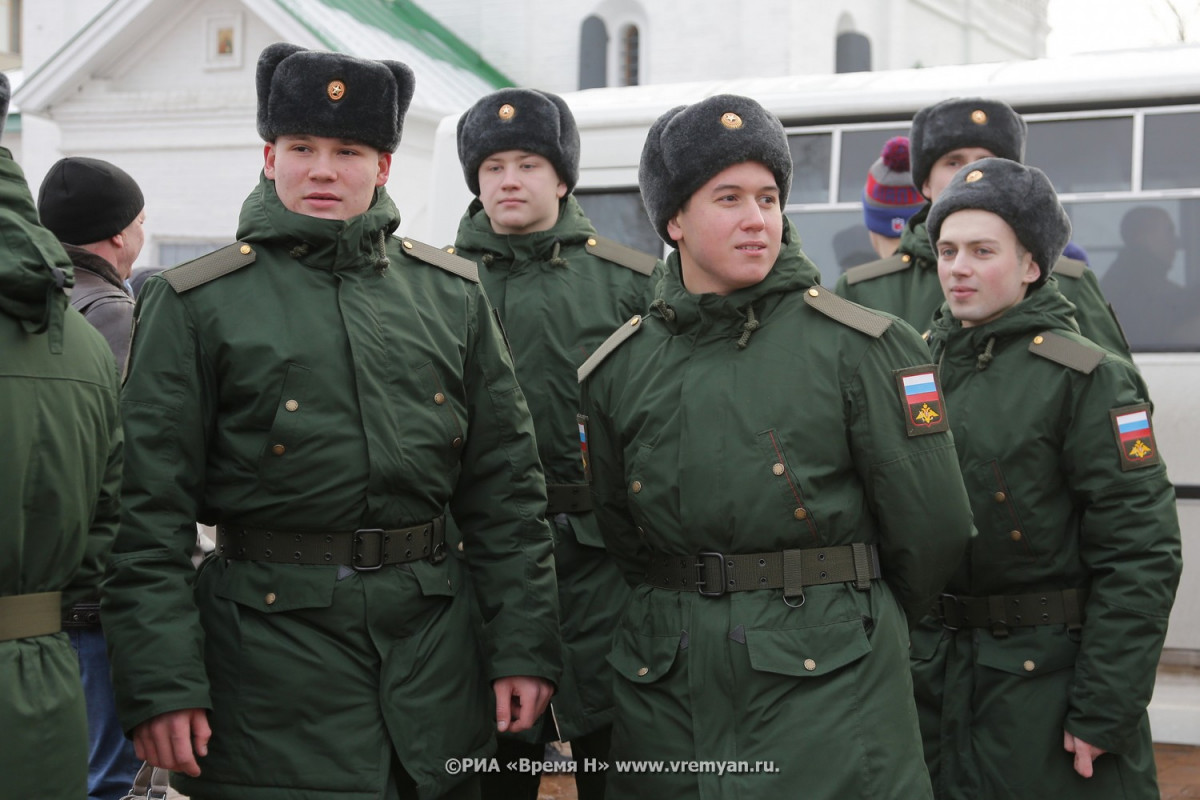 С 1 апреля в Нижегородской области начинается весенний призыв