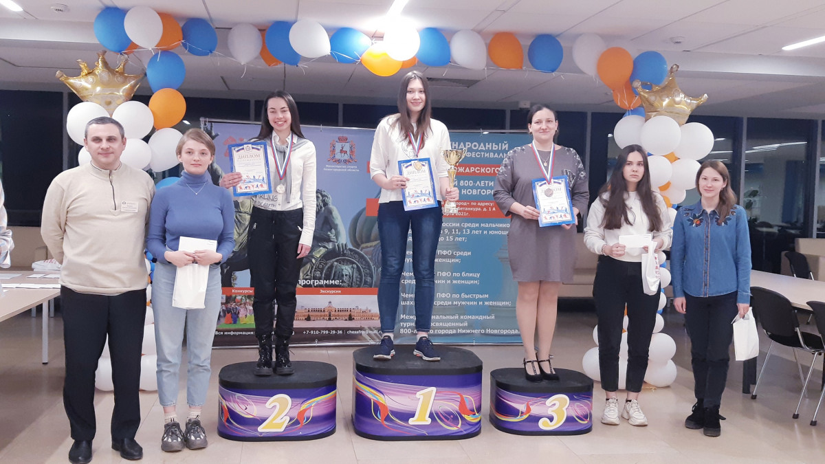 Нижегородка Екатерина Гольцева победила на чемпионате ПФО по шахматам