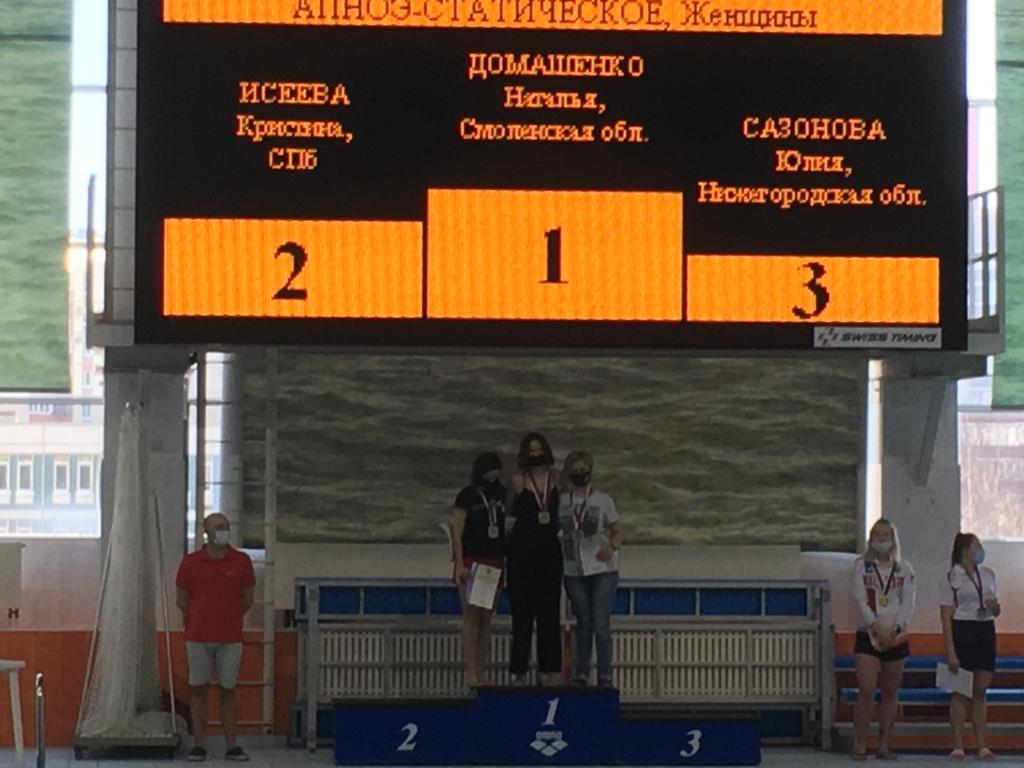 Нижегородка завоевала «бронзу» на чемпионате России по подводному спорту