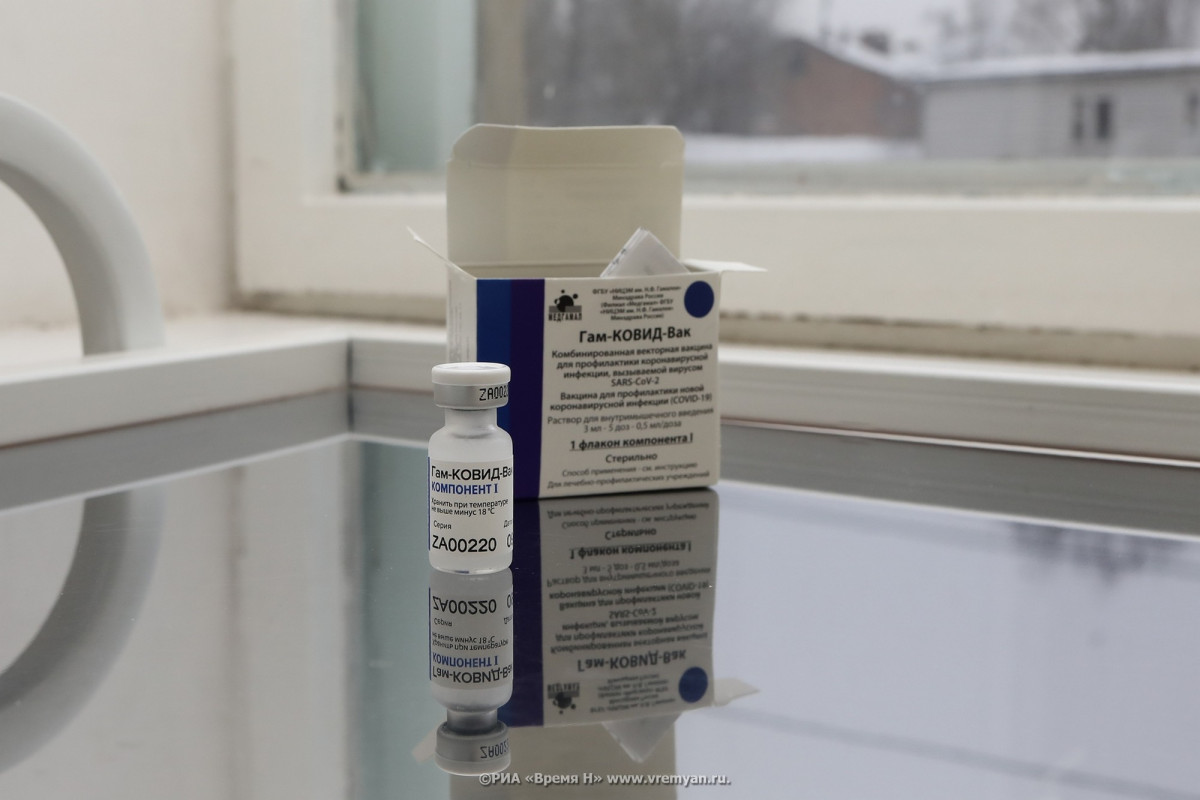 Новая партия вакцины от COVID-19 поступила 11 апреля в Нижегородскую область
