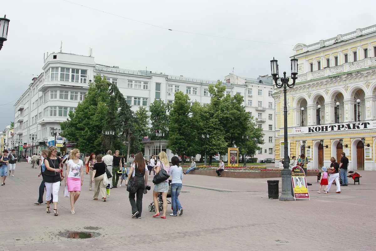 Театральная площадь в нижнем новгороде