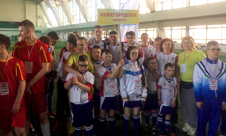 Нижегородская сборная по юнифайд-футболу участвует во всероссийской спартакиаде специальной Олимпиады