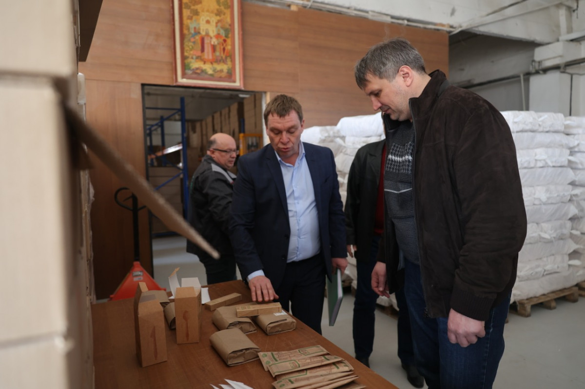 Глава Дзержинска Иван Носков посетил с рабочим визитом предприятие «ЭКО-Вуд»