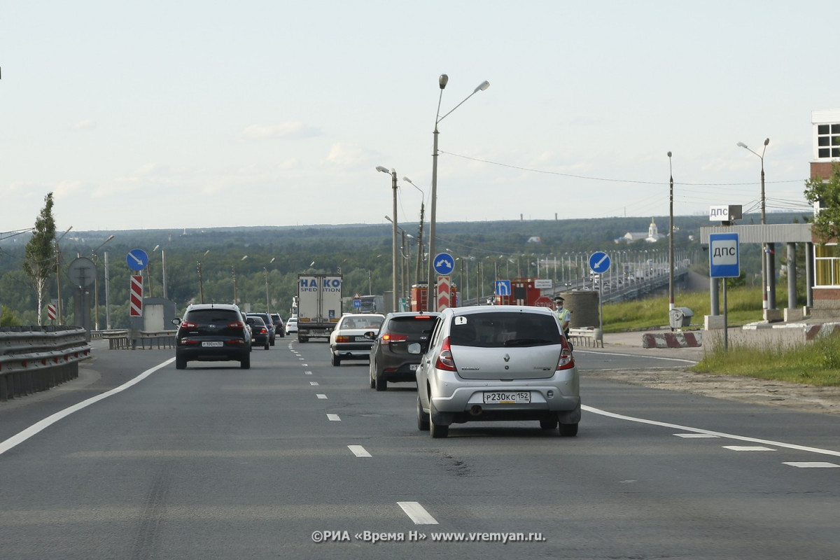 Пробки образовались на выездах из Нижнего Новгорода 30 апреля