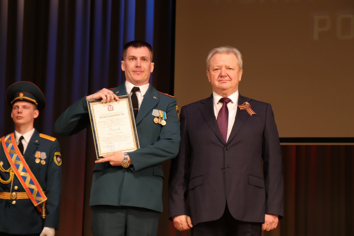 Дмитрий Краснов награжден медалью «За отличие в ликвидации последствий чрезвычайных ситуаций»