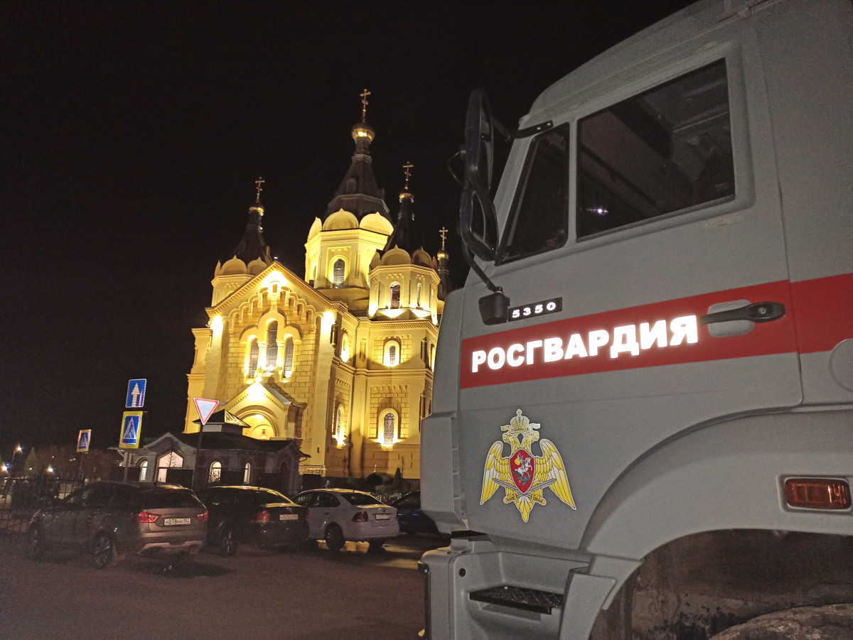 Росгвардия обеспечивает безопасность жителей Нижегородской области во время празднования Пасхи
